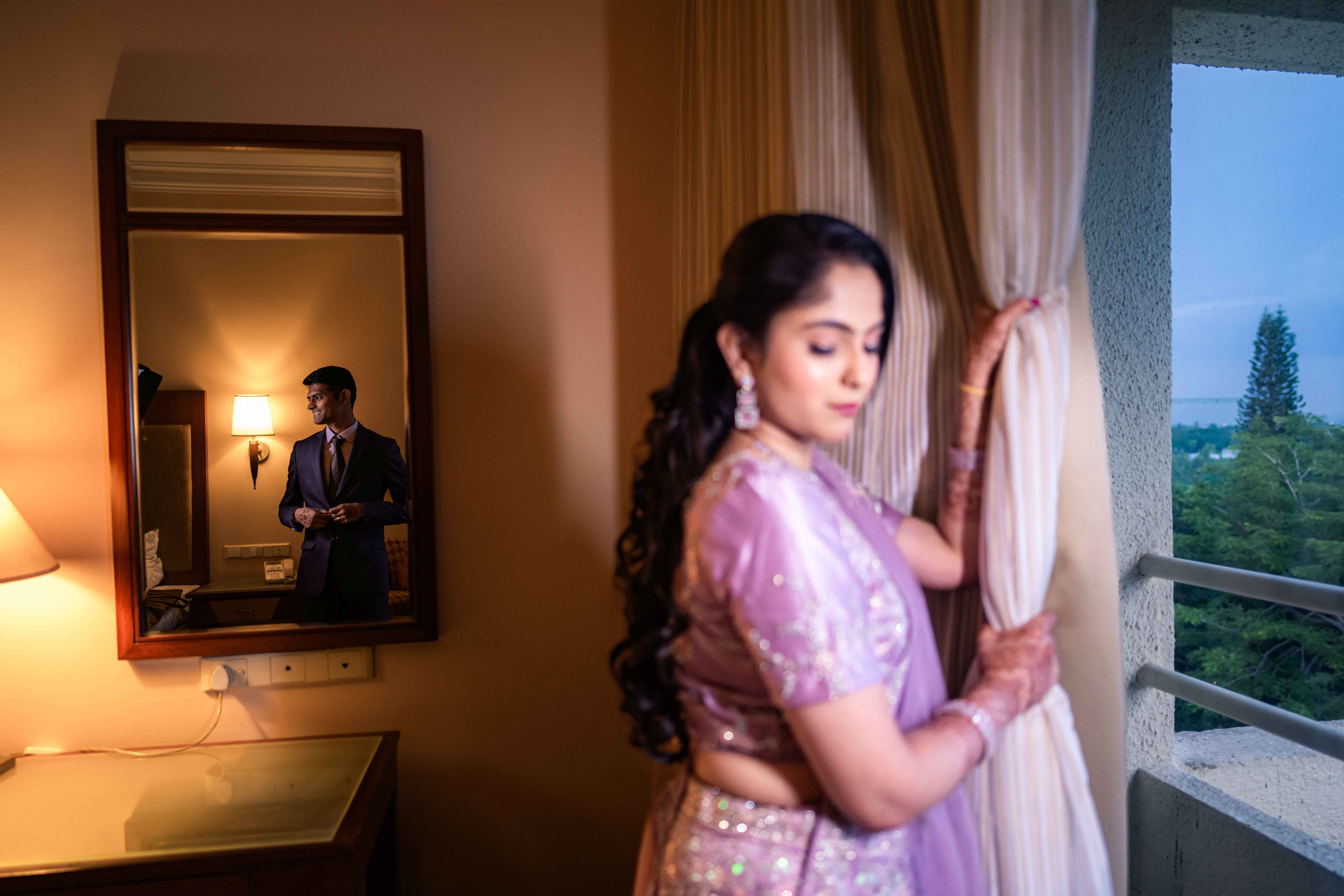 Reception candid photography Bangalore